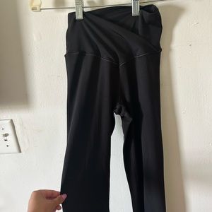 Aerie crossover flare leggings